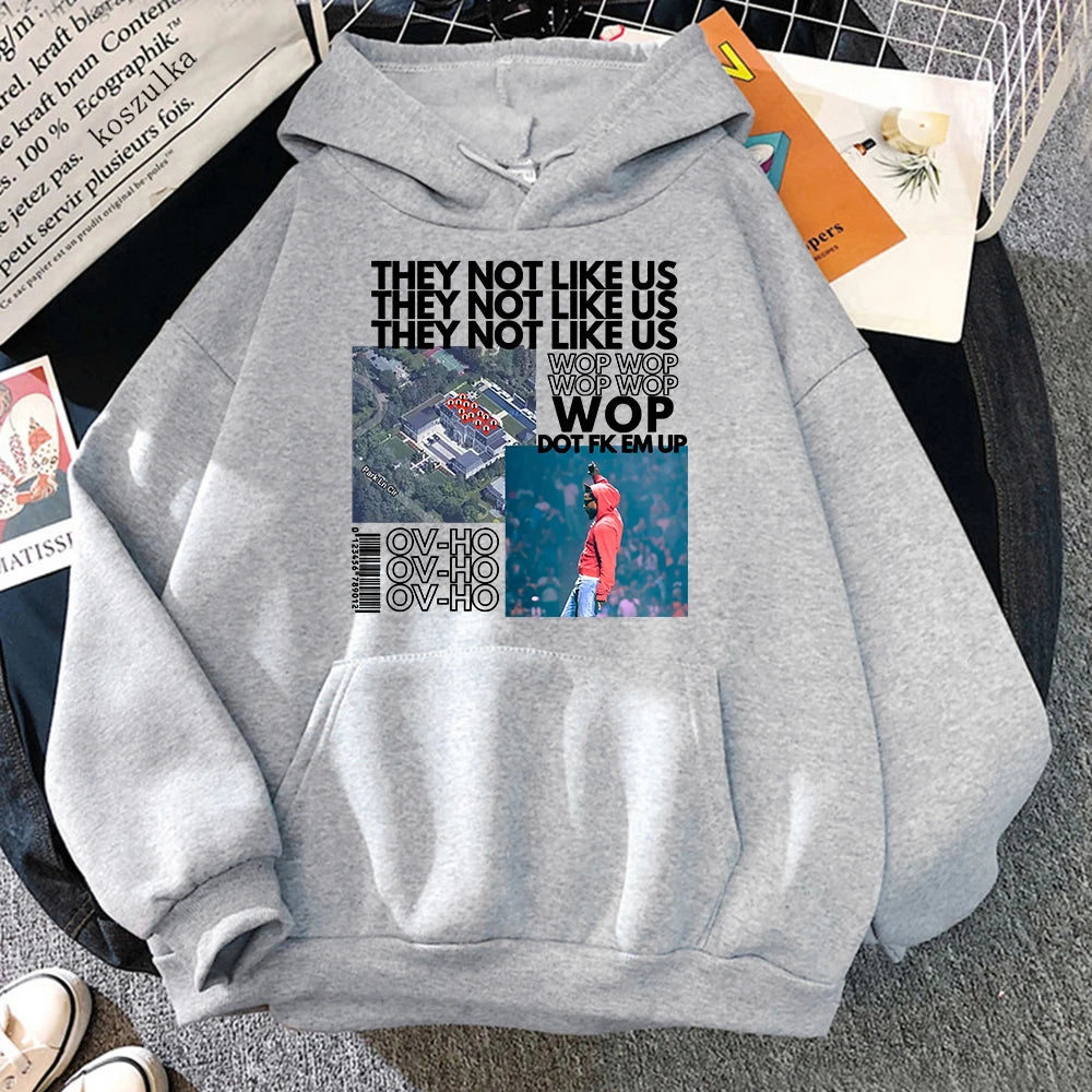 Kendrick Lamar Not Like Us Hoodie "WOP WOP WOP WOP WOP!"