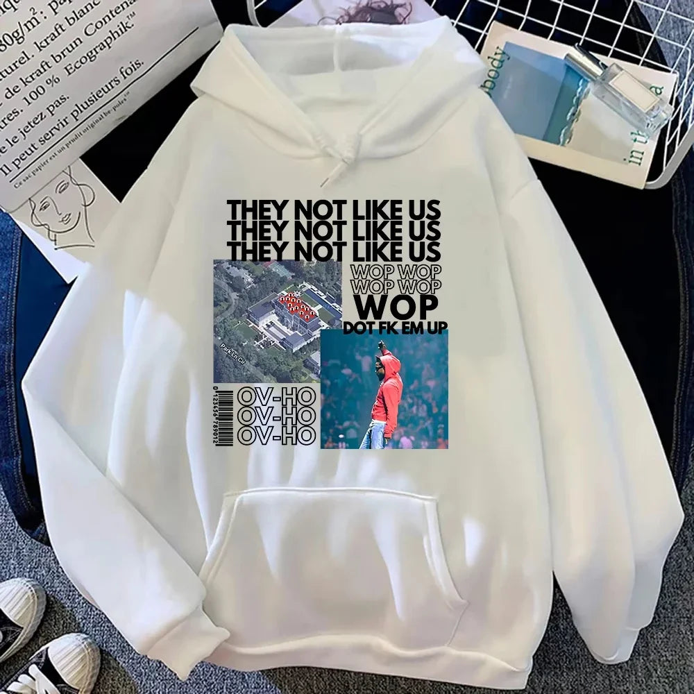 Kendrick Lamar Not Like Us Hoodie "WOP WOP WOP WOP WOP!"