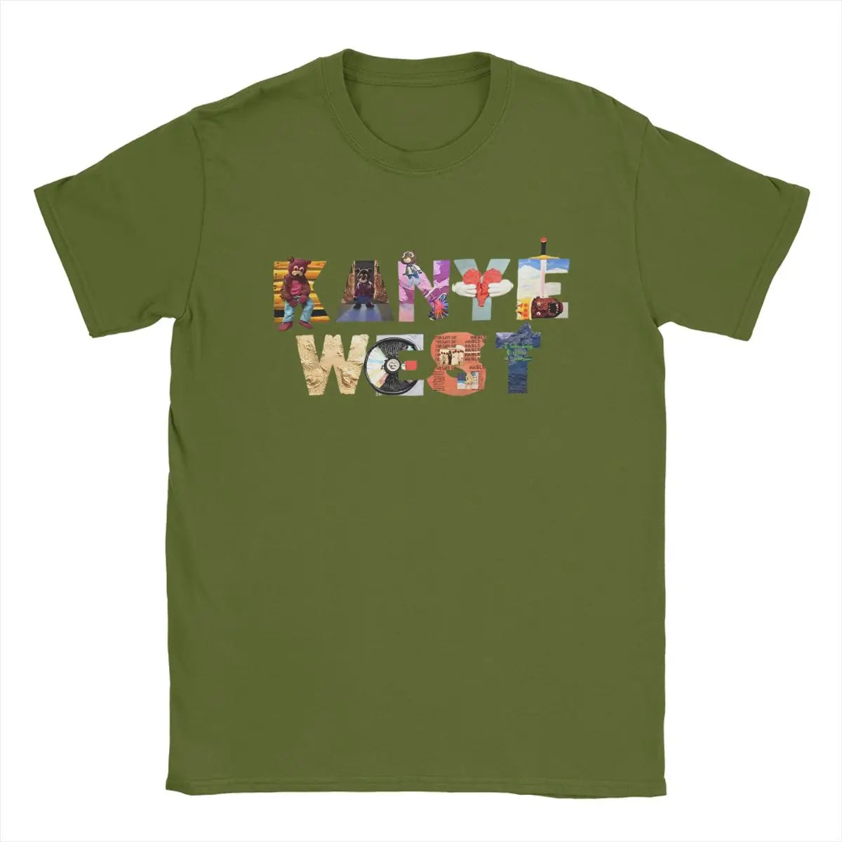 Kanye West Album Typography T-Shirt