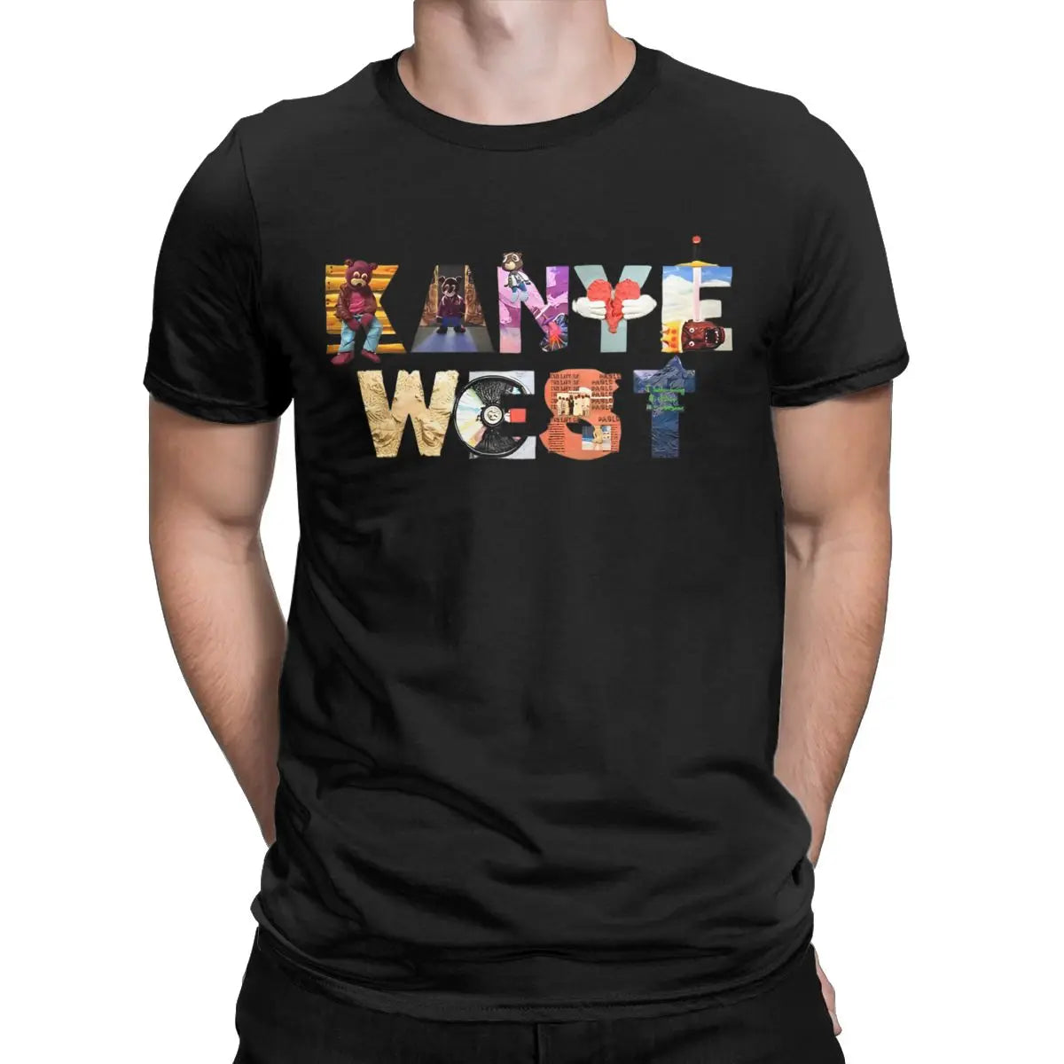 Kanye West Album Typography T-Shirt