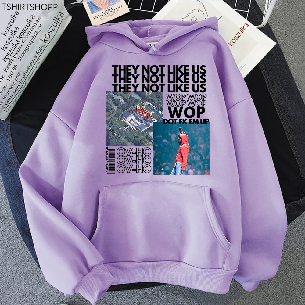 Kendrick Lamar Not Like Us Hoodie "WOP WOP WOP WOP WOP!"